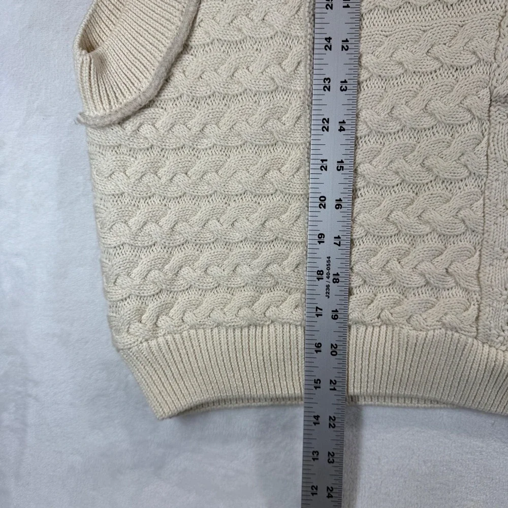 Free People Sweater‎ Vest Sleeveless Knit Patchwork Cottagecore Size S READ